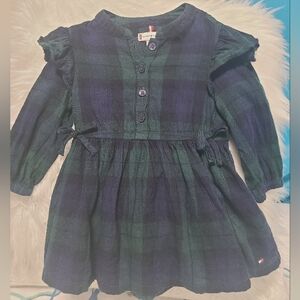 Plaid Long Sleeve Dress